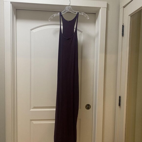 Lululemon Refresh Maxi Dress Womens Small Purple Heathered Racerback Tank Lounge - Picture 2 of 5